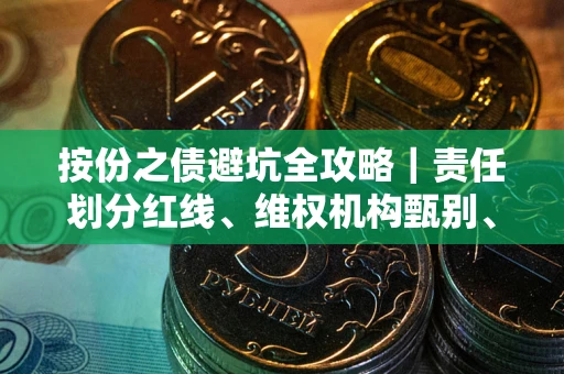 济南按份之债避坑全攻略｜责任划分红线、维权机构甄别、纠纷处理全流程拆解