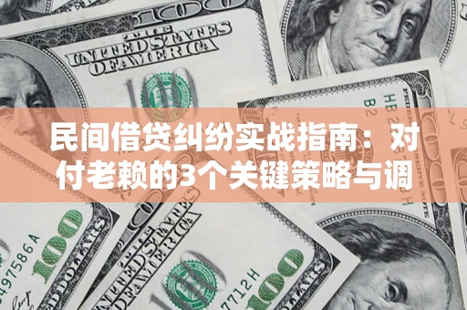 济南民间借贷纠纷实战指南：对付老赖的3个关键策略与调解盲区解析