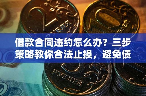 济南借款合同违约怎么办？三步策略教你合法止损，避免债务危机升级